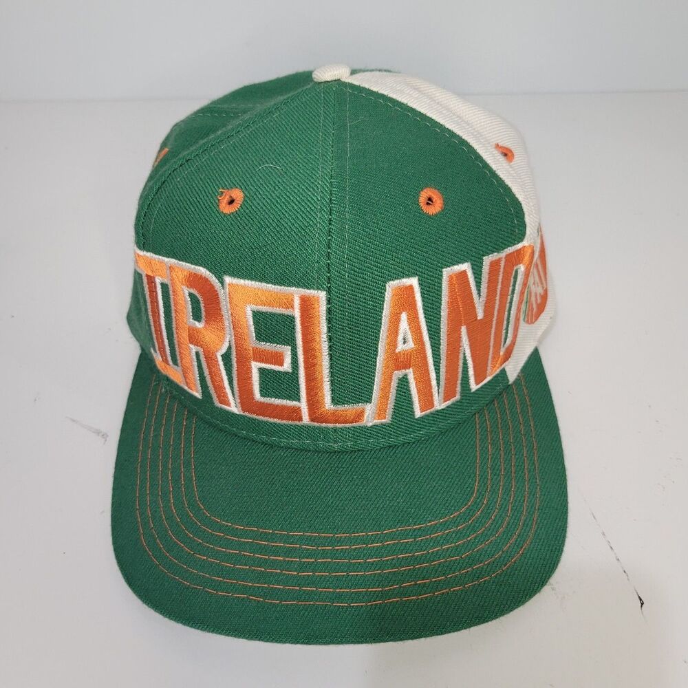 Ireland Vintage adidas Soccer FAI Football Association Ireland Snapback Cap Hat